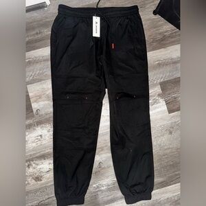 Stylish Black Cargo Pants for Men‎